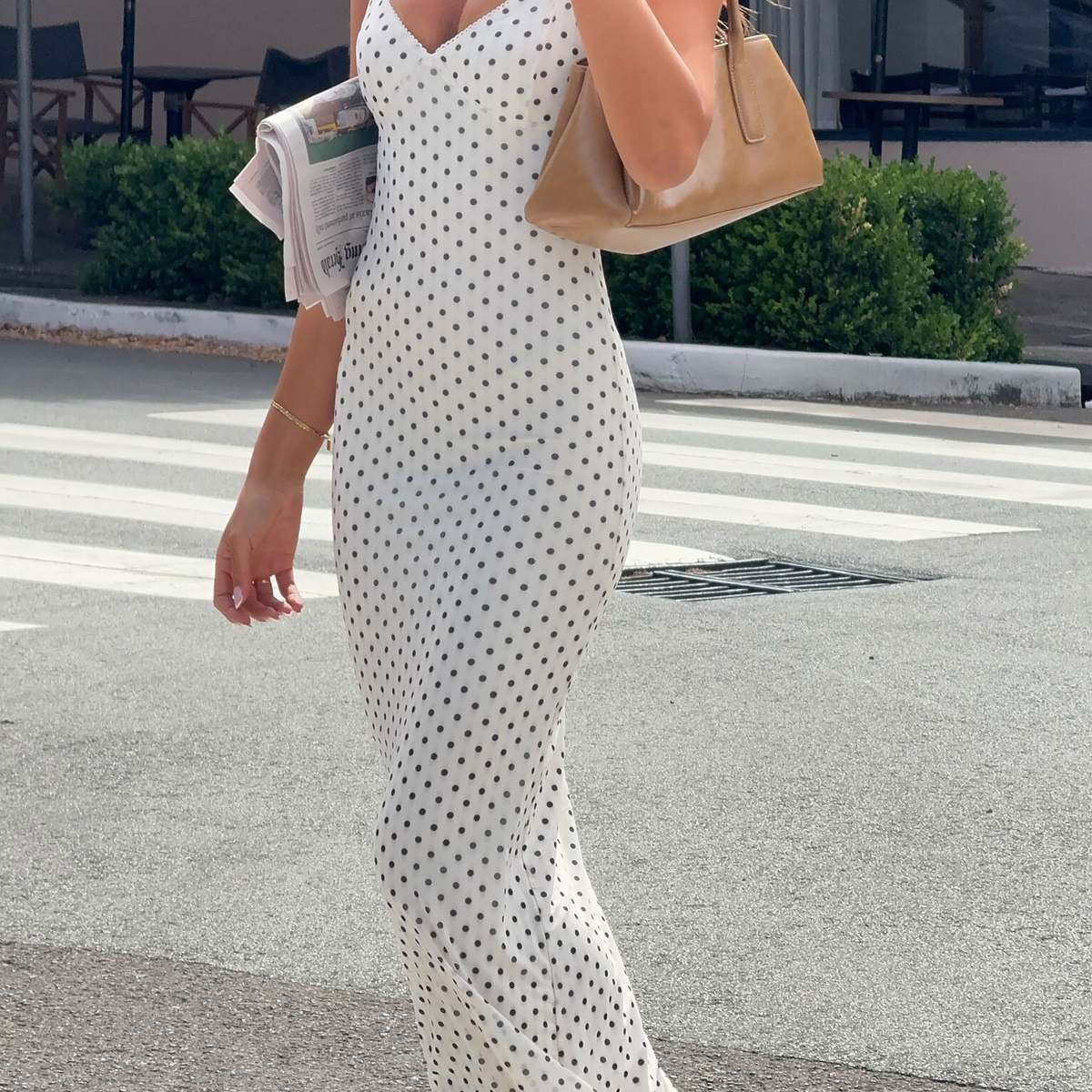 JULIANNA MAXI DRESS - POLKA DOT – Tiger Mist USA
