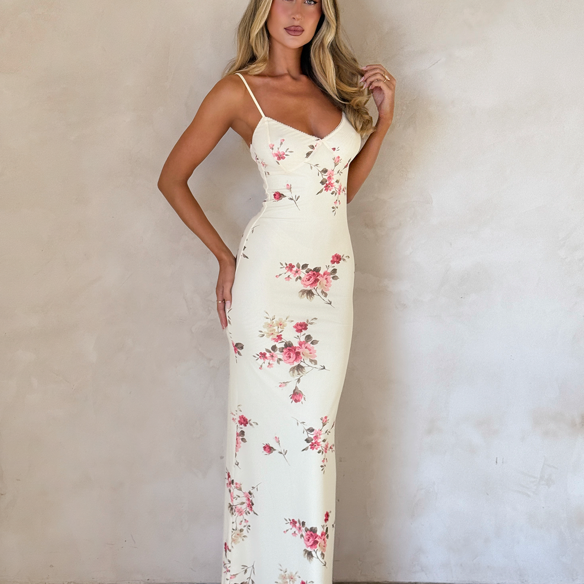 JULIANNA DRESS - YELLOW : MACRO FLORAL : POP FLORAL Tiger Mist USA JULIANNA DRESS - YELLOW : MACRO FLORAL : POP FLORAL Tiger Mist USA
