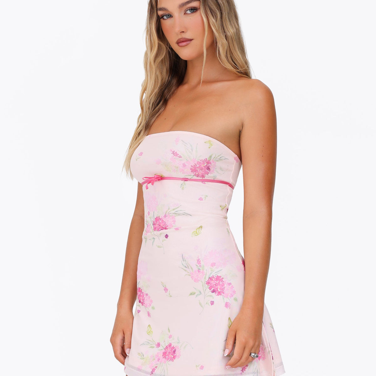 free people wandering star denim mini dress Free People