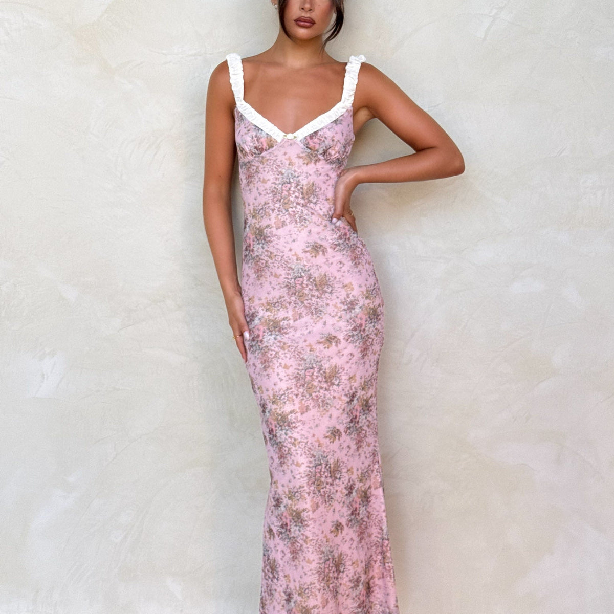 open lace back dress AMARAN DRESS
