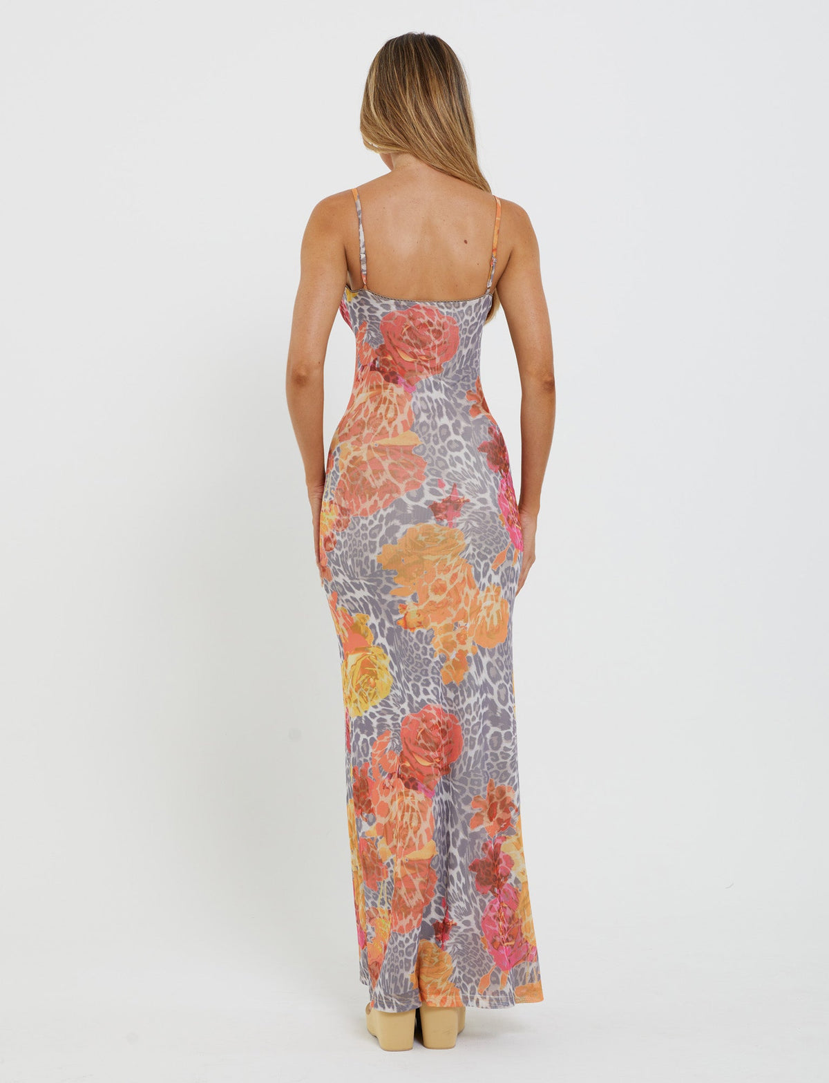 JULIANNA DRESS - MULTI : LEOPARD : ORANGE LEOPARD main image 1