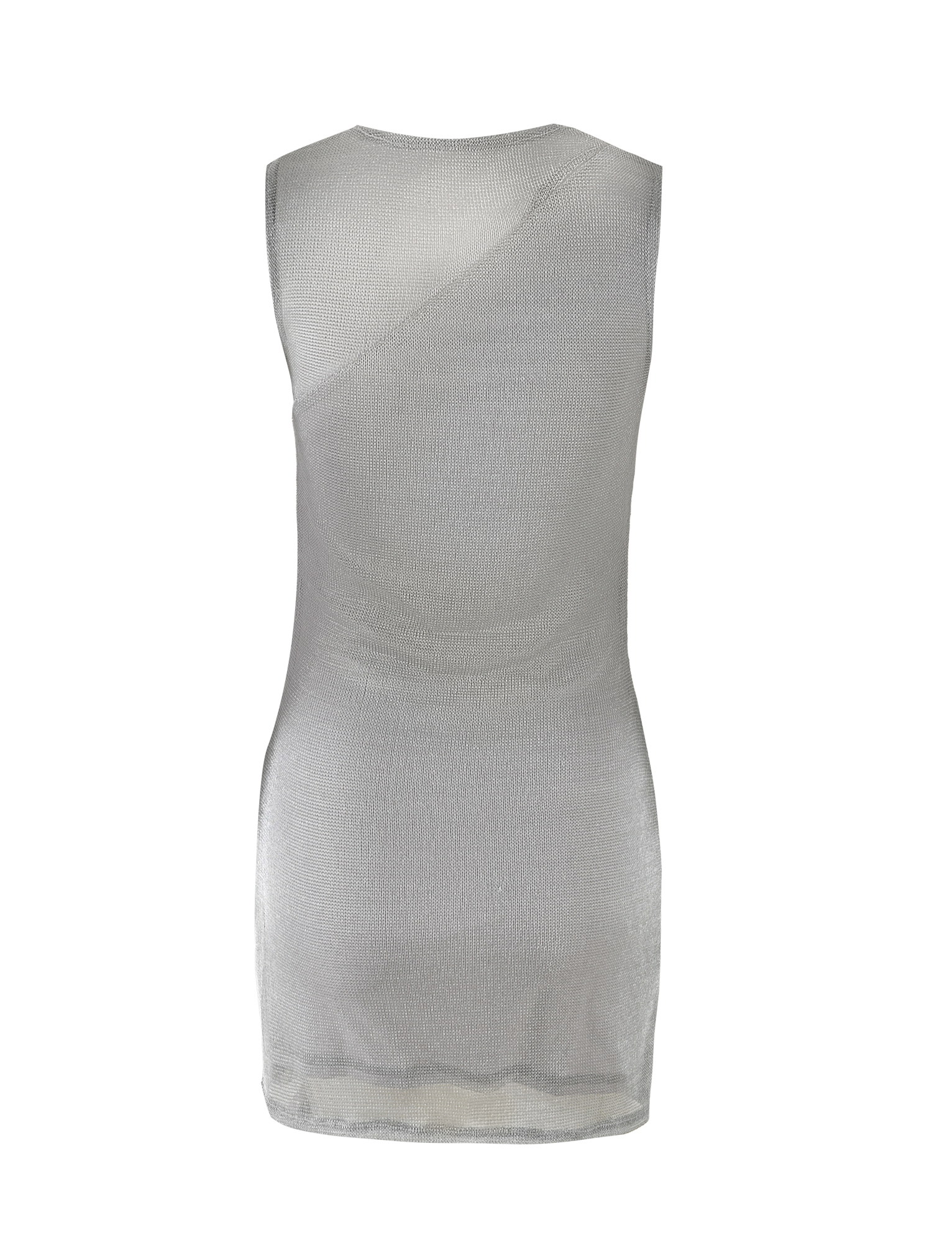 tigermist silver dress NIYA METALLIC BANDAGE DRESS
