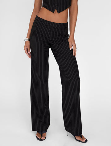 Tamara Wool Pant - Black