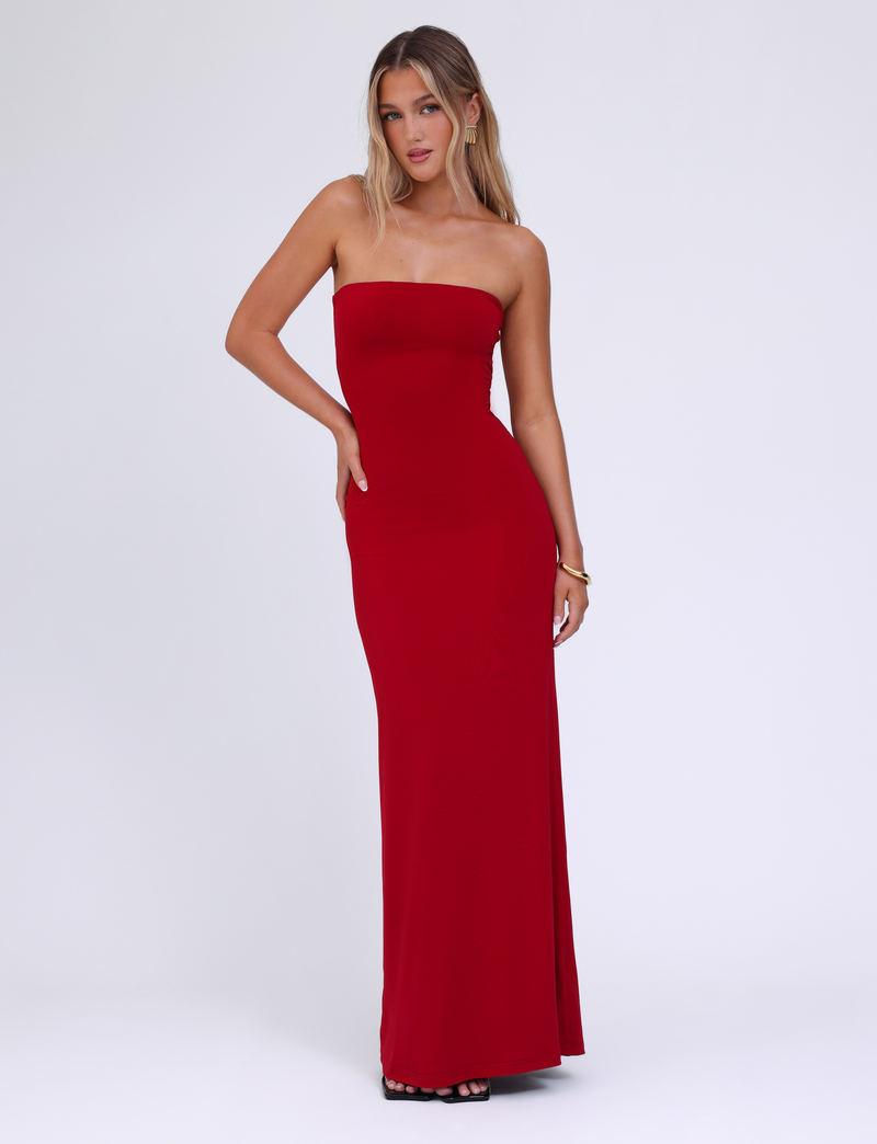 DANIELA DRESS - RED – Tiger Mist USA