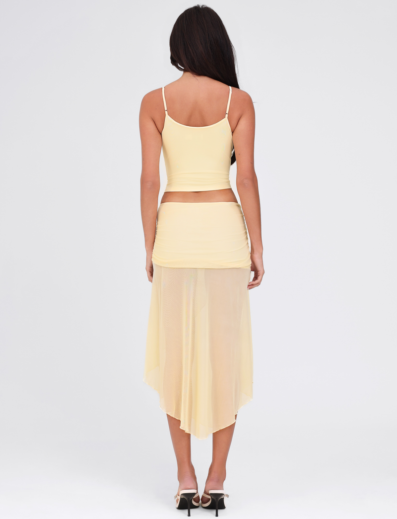 CLASSIC MALAGETA SKIRT YELLOW