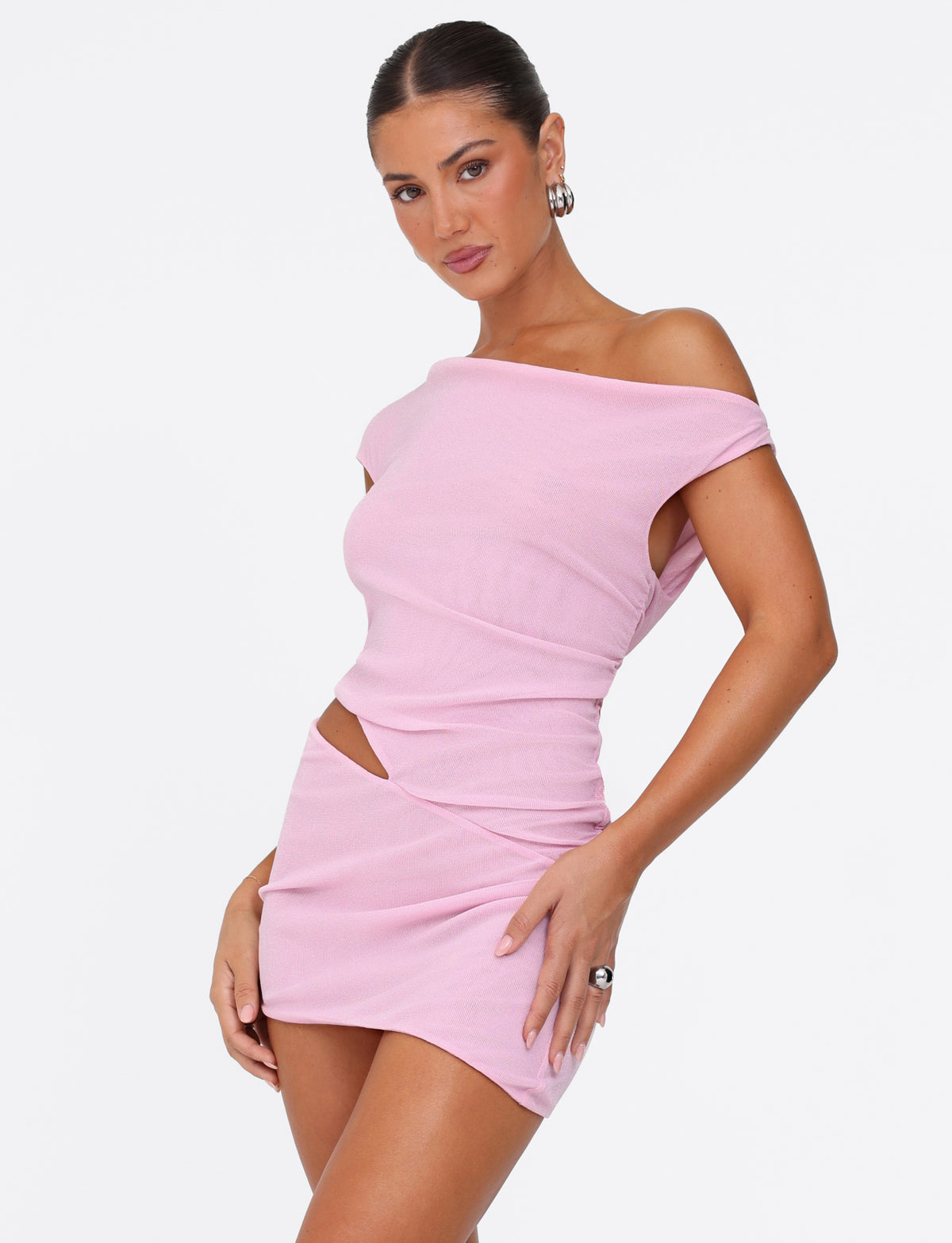 mini sleeveless women's light pink off the shoulder dress COBI 2.0 Halter Neck Prom Dresses Color:Lilac* 33.0 CARE Hand Wash City Studio Womens Aqua