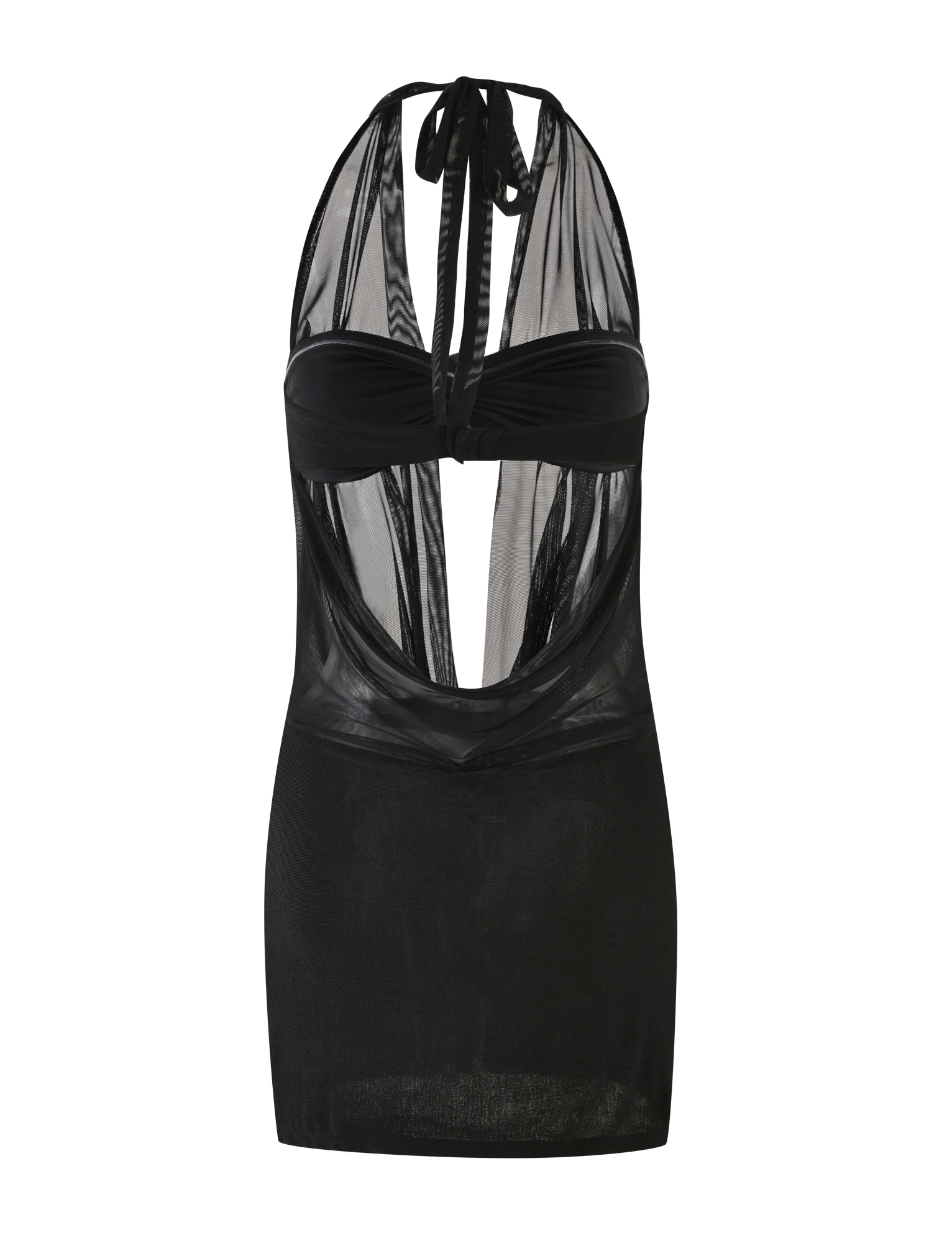 kit and ace back to front dress black MAKENA TWO-PIECE DRESS