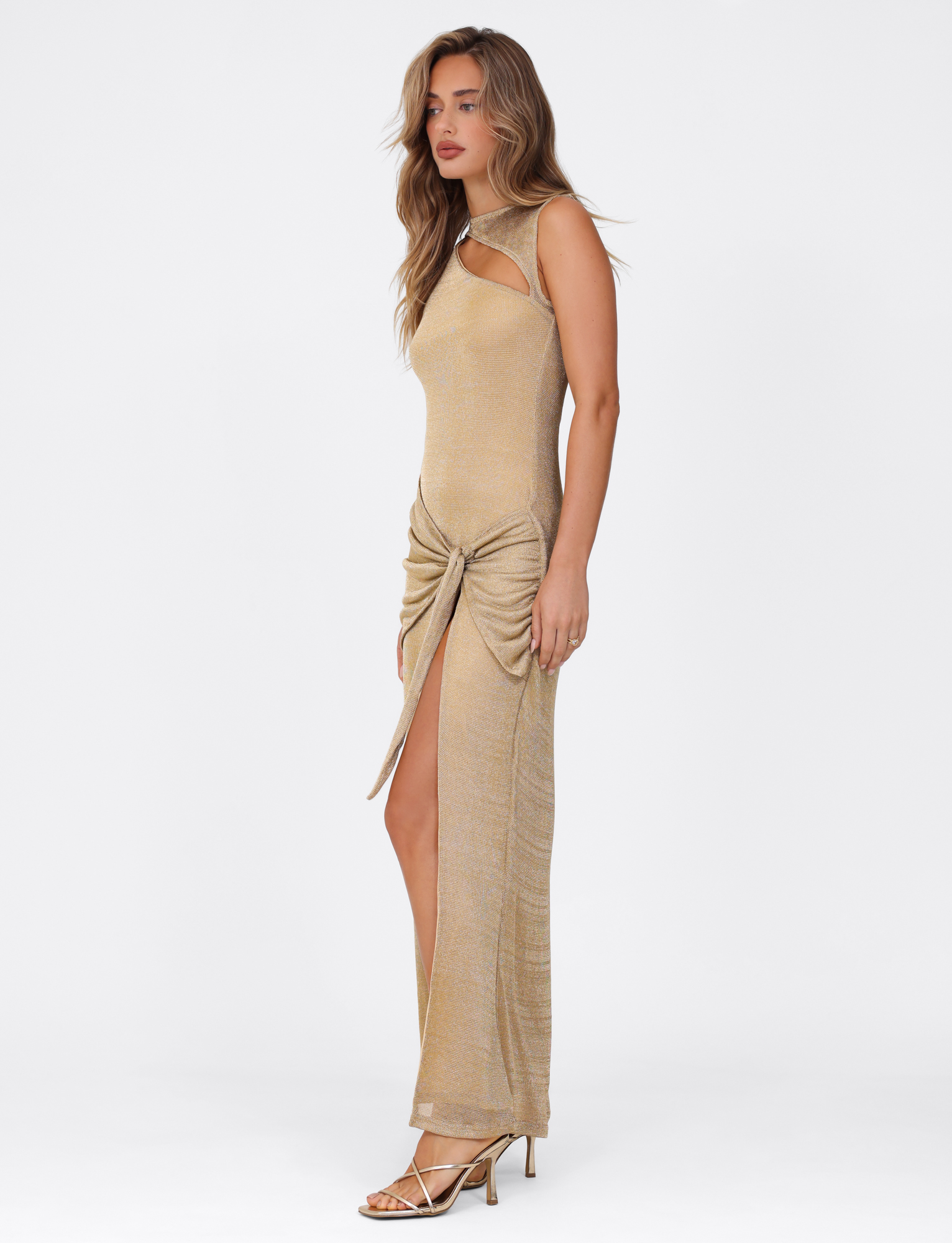 AZELMA MAXI DRESS - GOLD