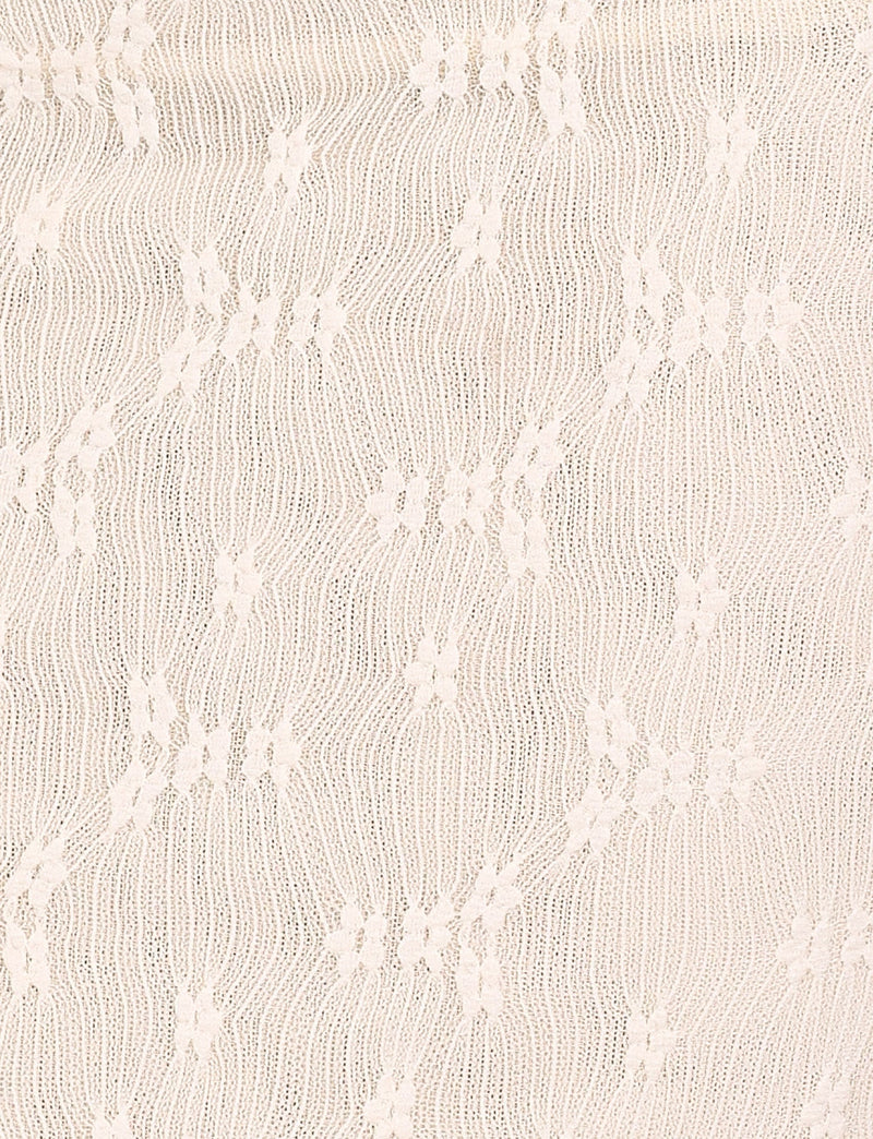 FIORELLA MINI DRESS - WHITE : LACE : CREAM