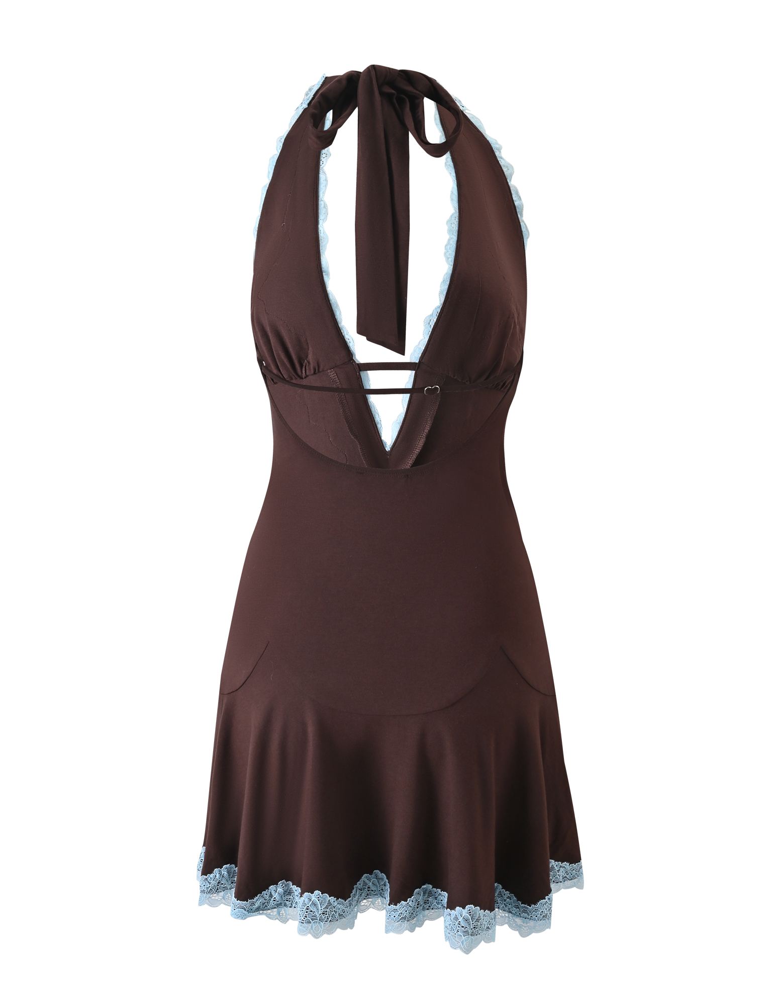 TALIYAH MINI DRESS - CHOCOLATE Tiger Mist USA TALIYAH MINI DRESS - CHOCOLATE Tiger Mist USA