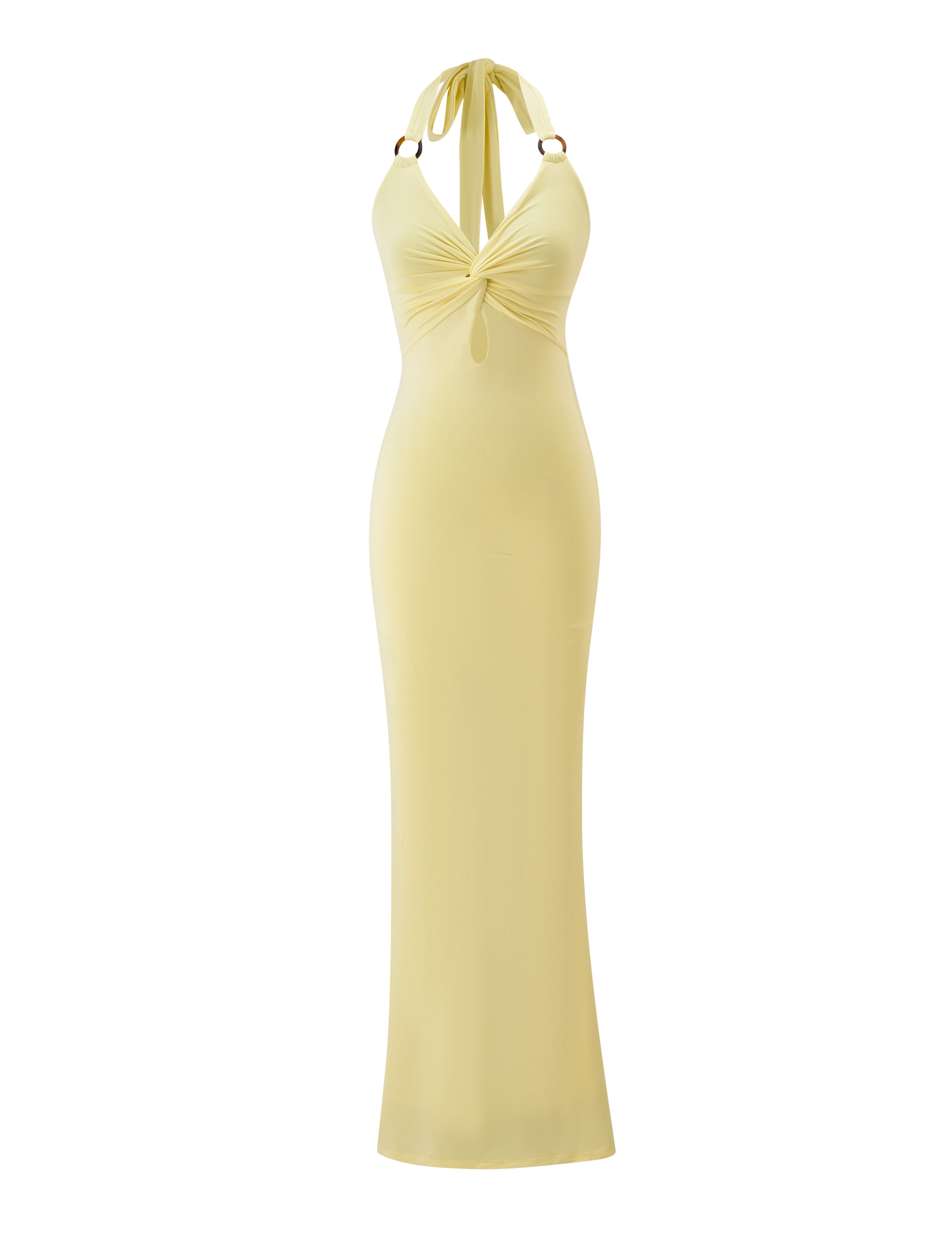 ZENEVA MAXI DRESS - LEMON Tiger Mist USA ZENEVA MAXI DRESS - LEMON Tiger Mist USA