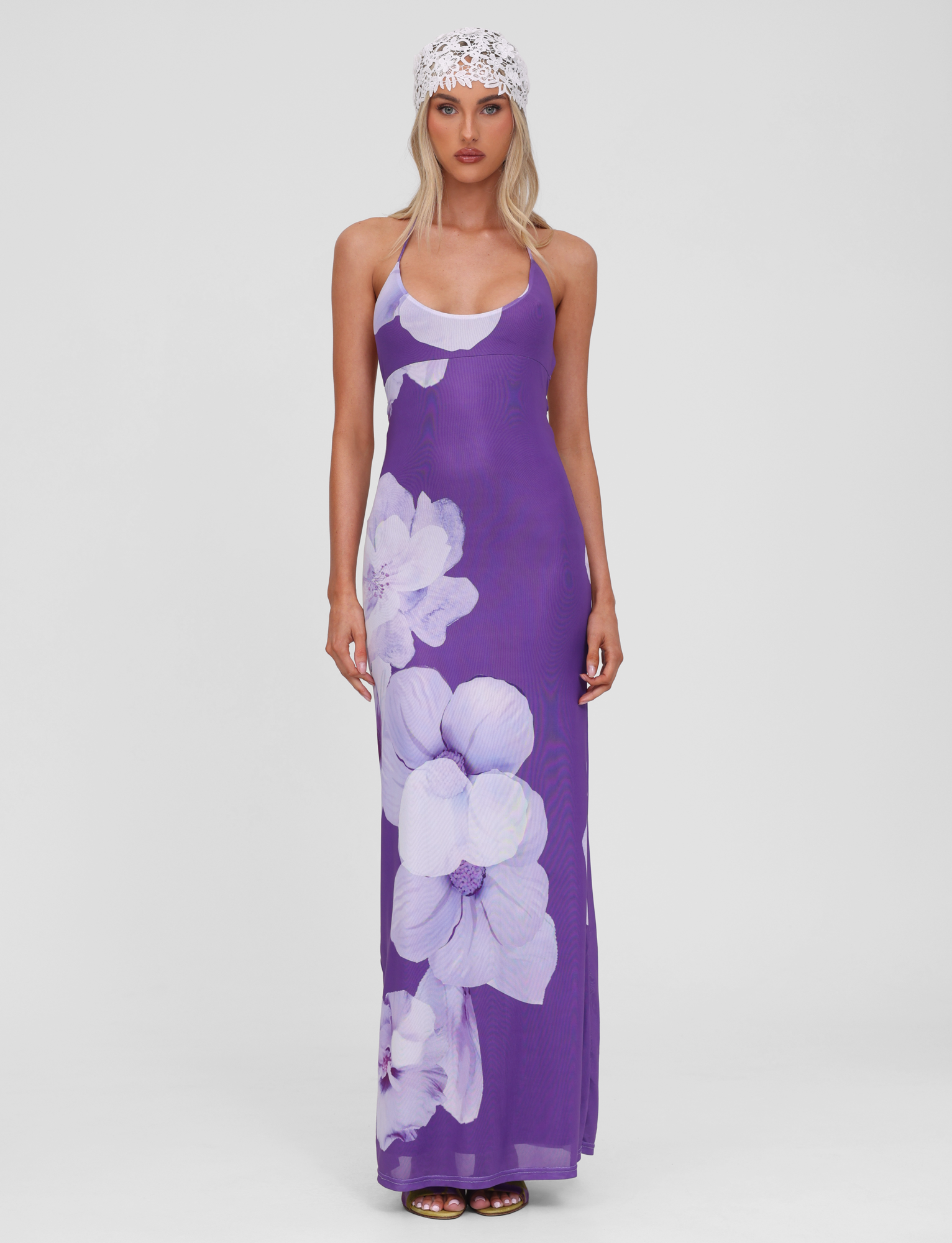 NOUR MESH MAXI DRESS NOUR MESH MAXI DRESS