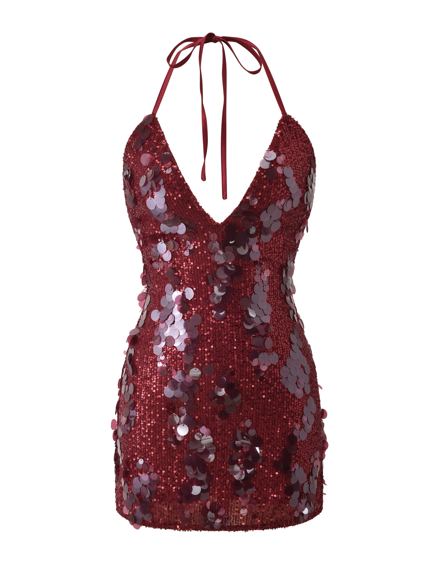 sequin mini dress red ZANA MINI DRESS