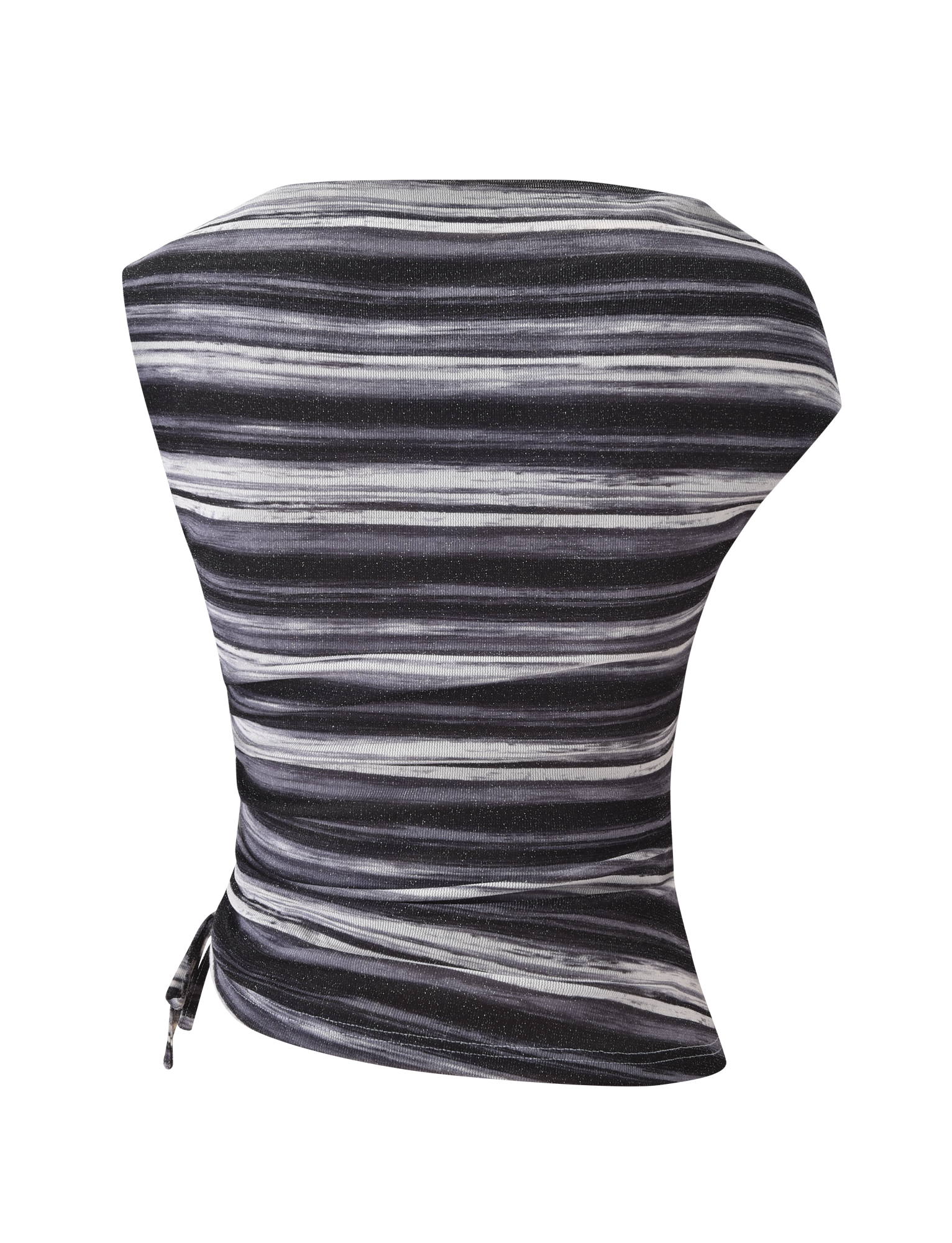 BRAELYN TOP - GREY STRIPE
