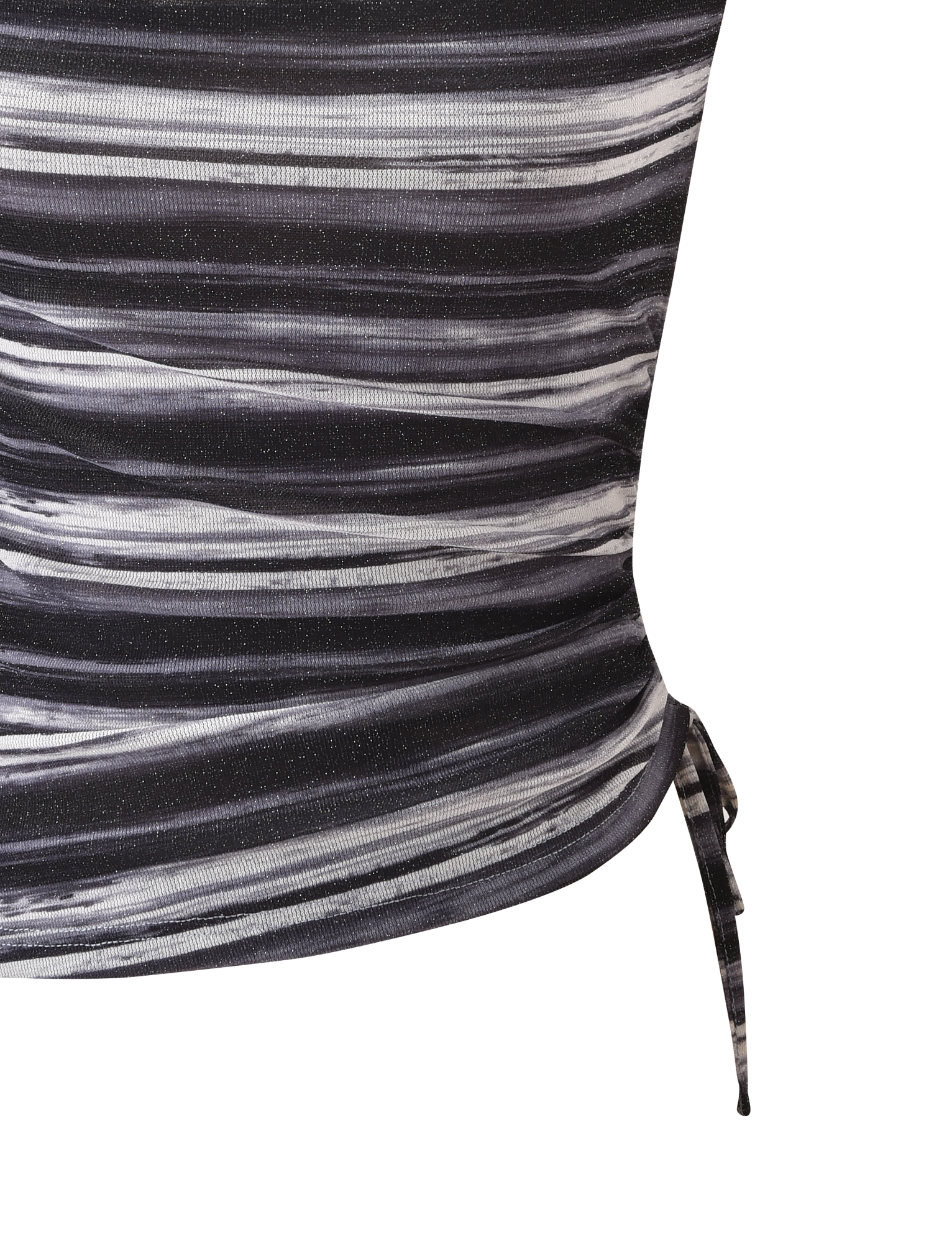 BRAELYN TOP - GREY STRIPE
