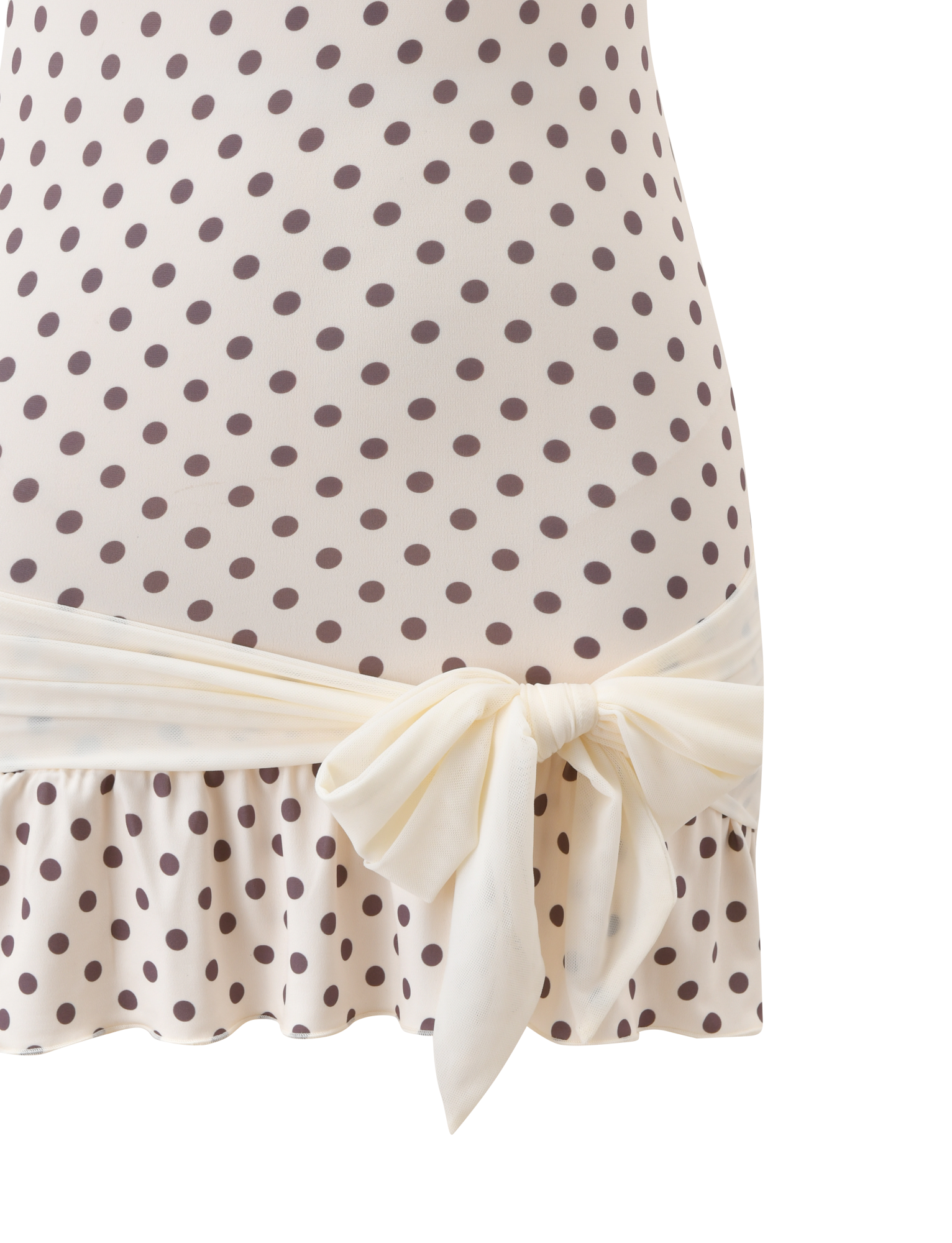 TOVE MINI DRESS - WHITE POLKA DOT Tiger Mist USA TOVE MINI DRESS - WHITE POLKA DOT Tiger Mist USA