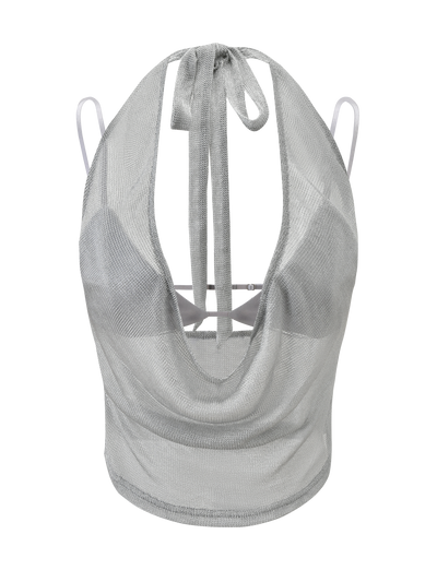 miyu＊② MAKENA TWO-PIECE TOP 2.0 - SILVER – Tiger Mist USA