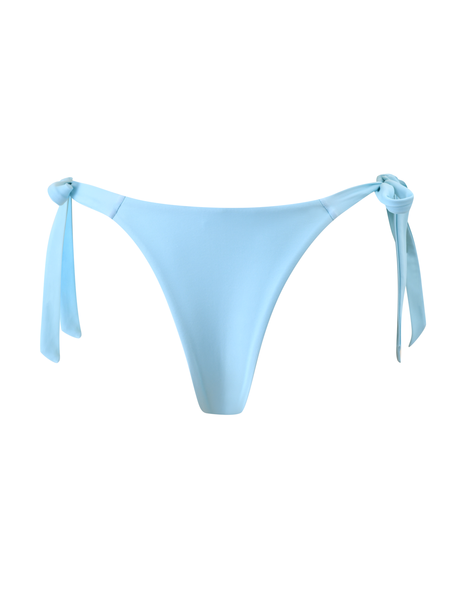 The SID BIKINI BOTTOM - BLUE by TIGERMIST features high-cut legs and adjustable side ties, shown on a plain white background.