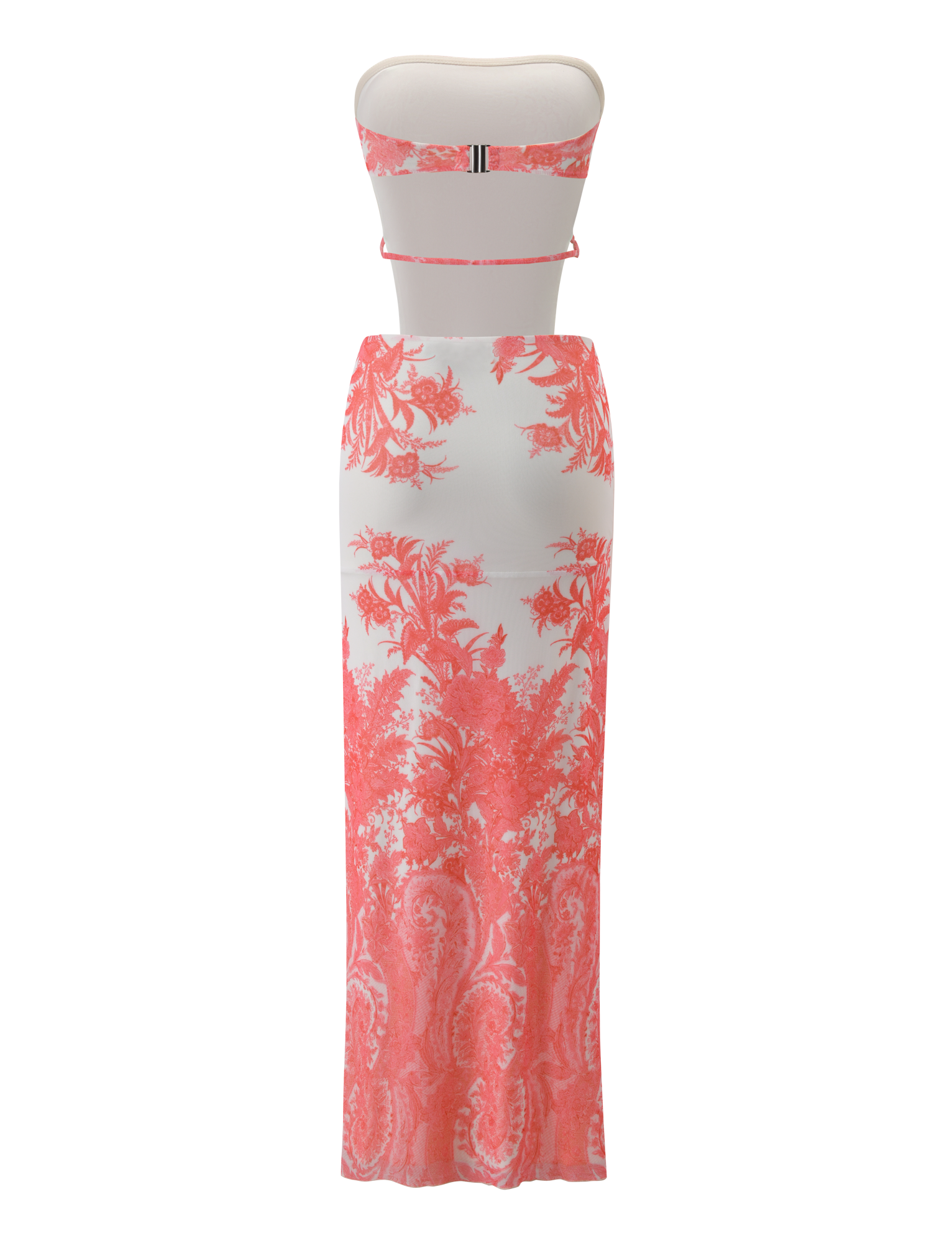 POPPI MAXI DRESS - CORAL TAPESTRY Tiger Mist USA POPPI MAXI DRESS - CORAL TAPESTRY Tiger Mist USA