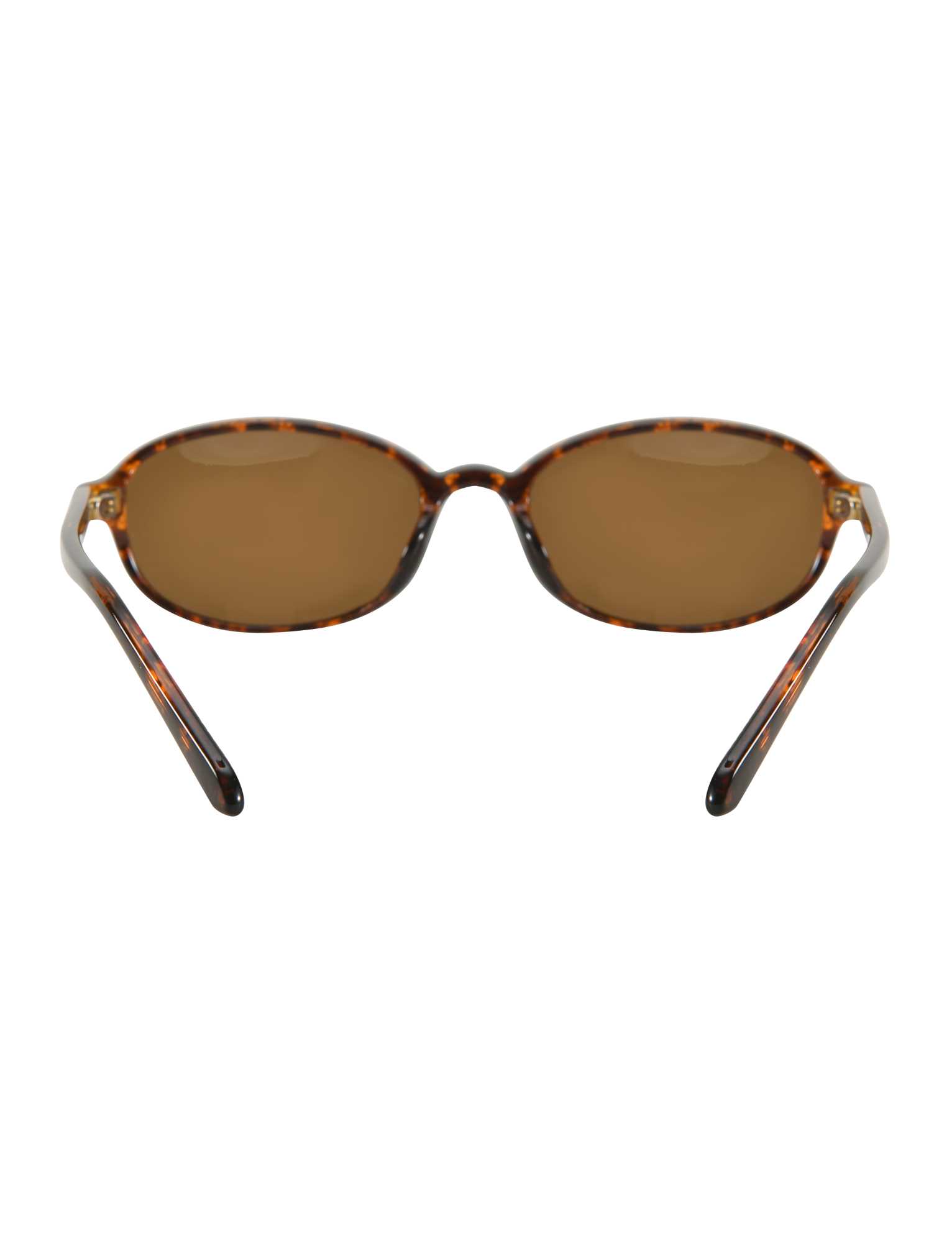 The ESTA GLASSES - TORTOISESHELL by TIGERMIST are oval-shaped sunglasses with brown-tinted UV400 lenses, shown front-facing against a plain white background.
