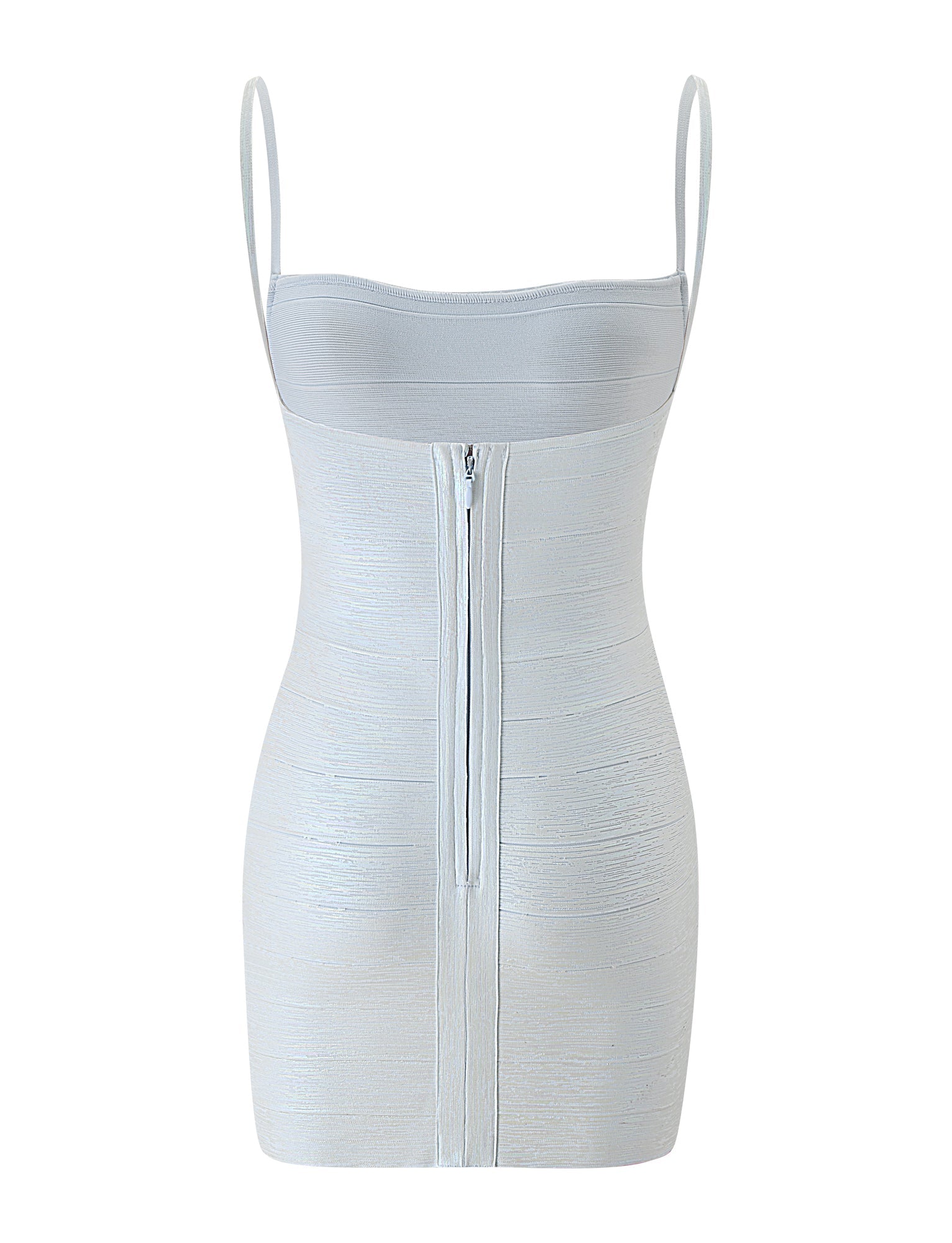 MIDORI METALLIC MINI BANDAGE DRESS - OPAL – Tiger Mist USA