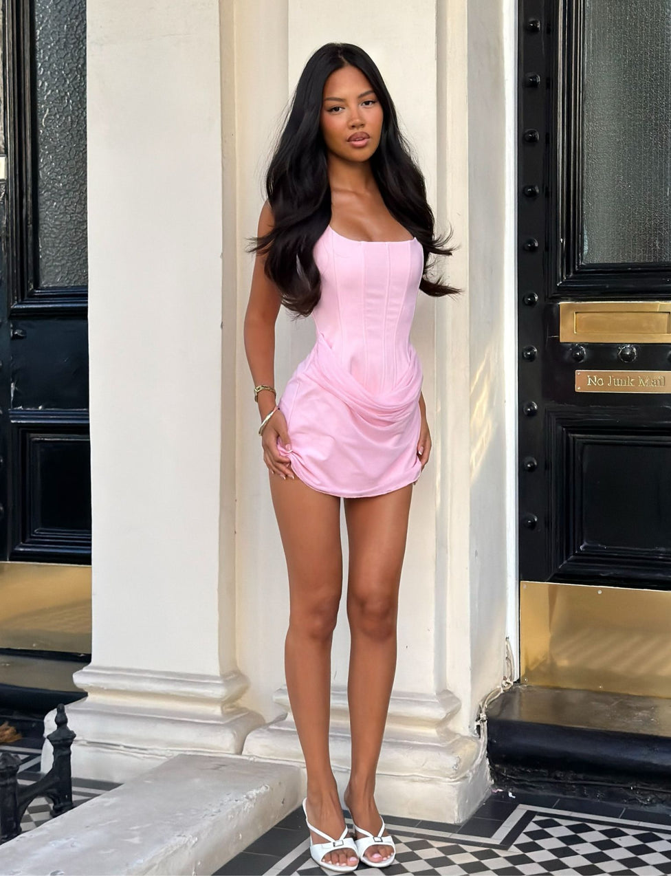 tiger mist pink dress CINCIE MINI Pink Tiger Mist USA