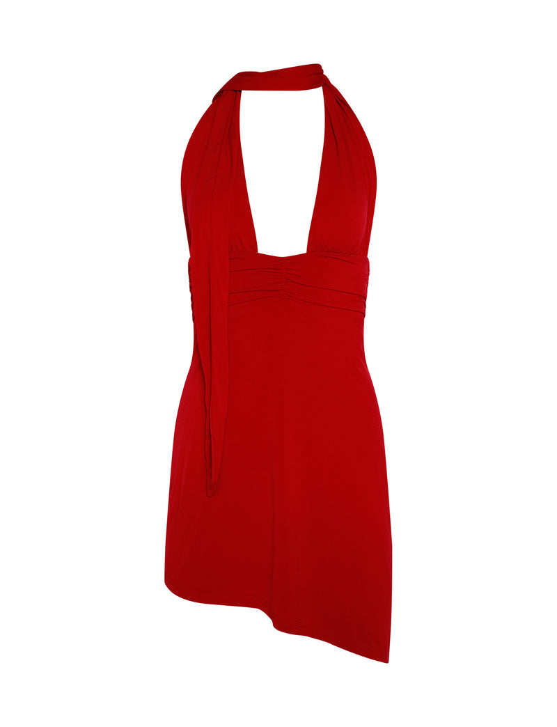LUNA DRESS - RED : FIRE ENGINE RED – Tiger Mist USA